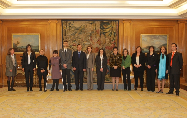 Los participantes con la Princesa de Asturias