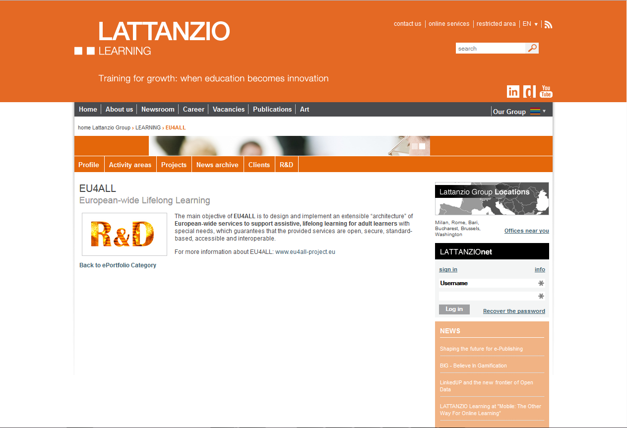 web de Latanzio Learning.